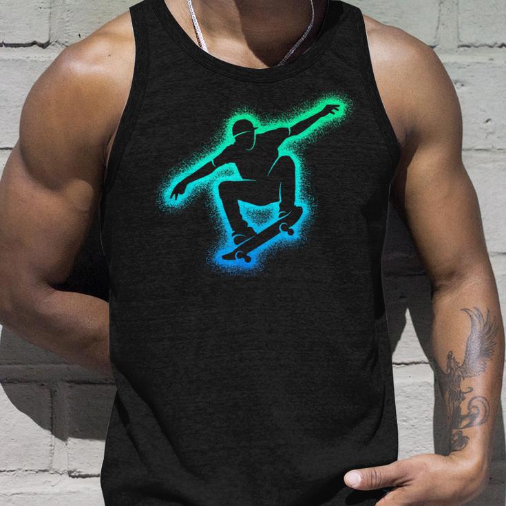 Skating Skateboarder Skater Children's Boys Skateboard Tank Top Geschenke für Ihn