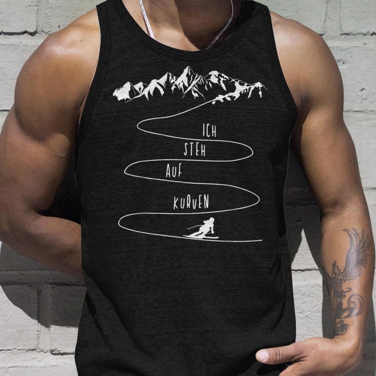 Skifahren Apres Ski Lustiger Spruch Geschenk Hobby Skifahrer Tank Top Geschenke für Ihn