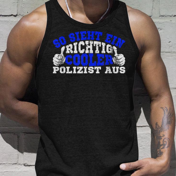 So Sieht Ein Richtig Cooler Policeman Aus Polizei Tank Top Geschenke für Ihn