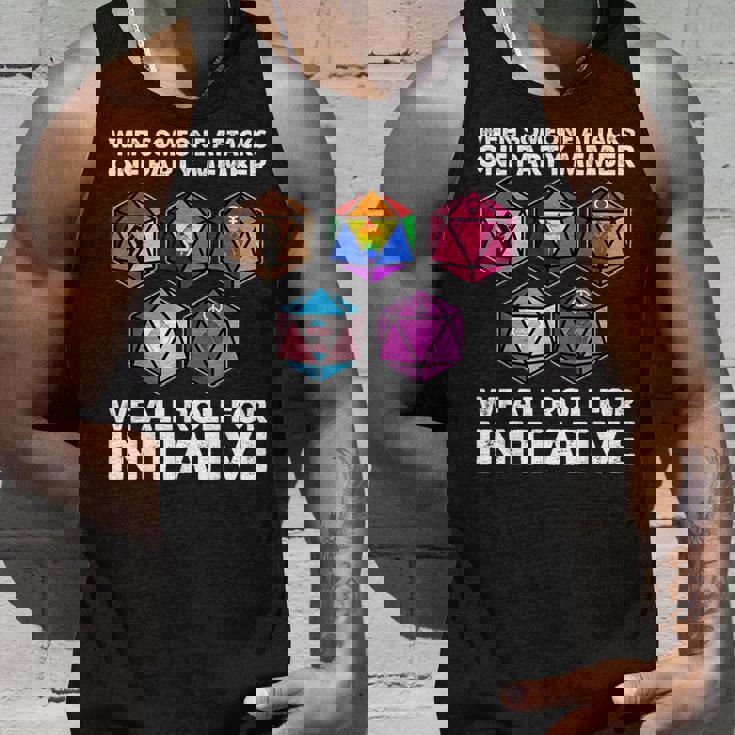If Someone Attacks A Member We Roll To The Initiative Tank Top Geschenke für Ihn