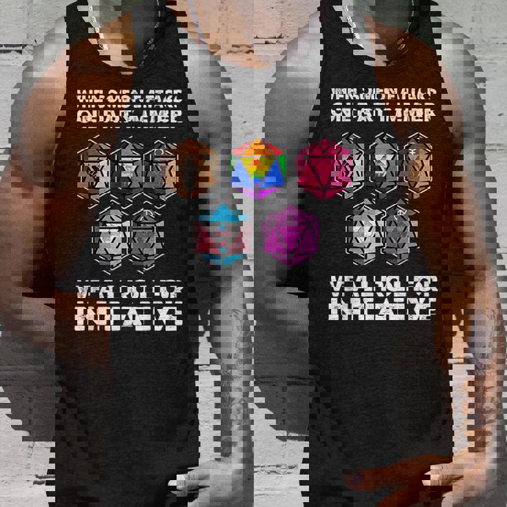 If Someone Attacks A Party Member We Roll All Initiative Tank Top Geschenke für Ihn