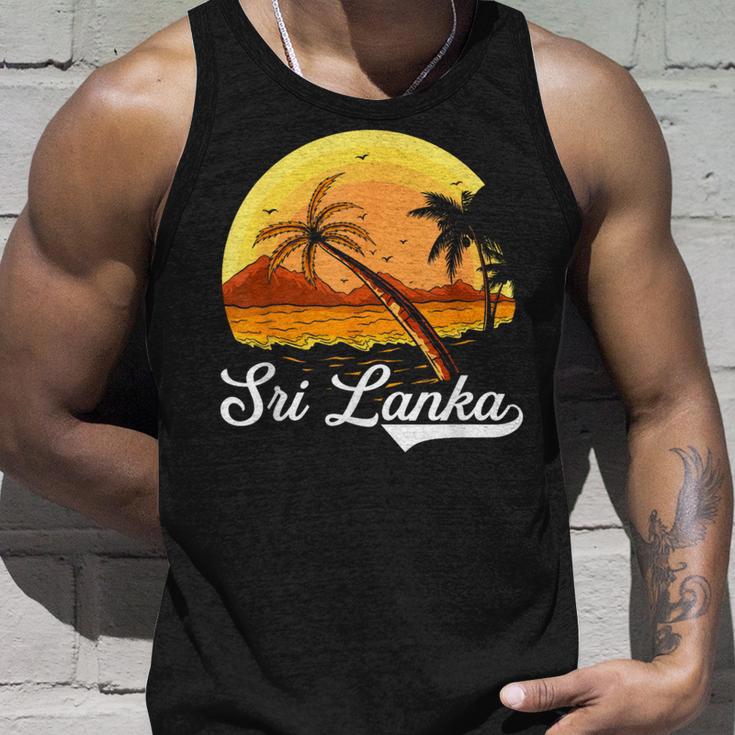 Sri Lanka Palm Tree Ocean Summer Holiday Sri Lanka S Tank Top Geschenke für Ihn