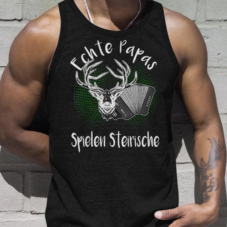 Steirische Harmonica Steirer Papa Tank Top Geschenke für Ihn