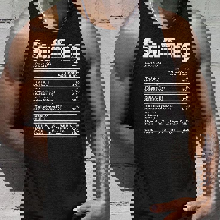 Stuffing Nutrition Facts Thanksgiving Dinner Nutrition Facts Tank Top Gifts for Him