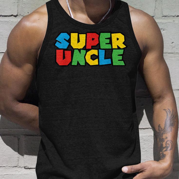 Superhero Uncle From Nephew Or Niece Super Uncle Tank Top Geschenke für Ihn