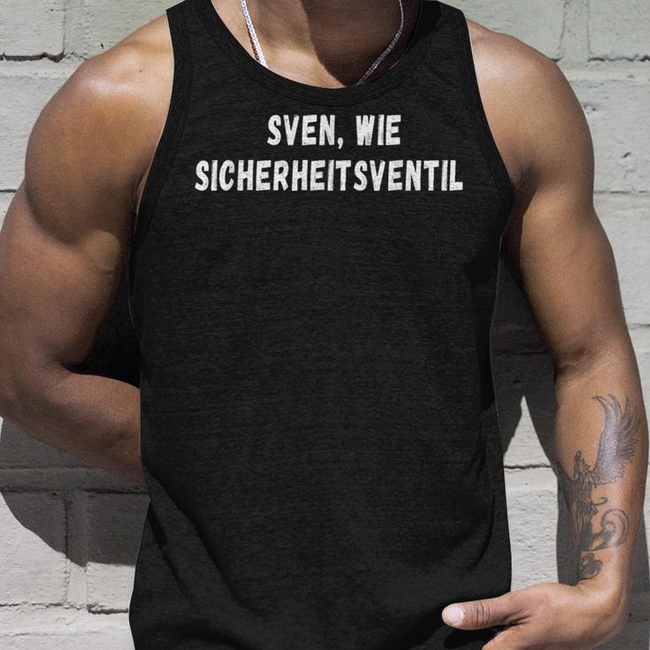 Sven Wie Safetyalve First Name Sven Tank Top Geschenke für Ihn