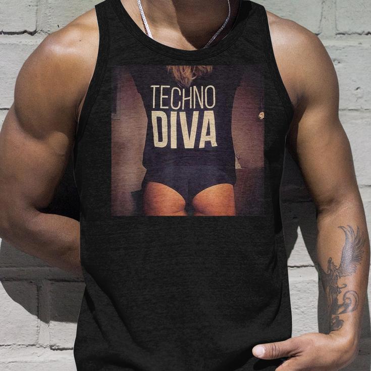 Techno Diva Cool Techno Dance Disco Edm Tank Top Geschenke für Ihn