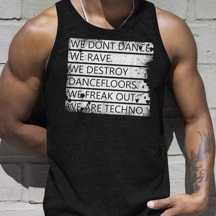 We Are Techno Rave Festival Techno Tank Top Geschenke für Ihn