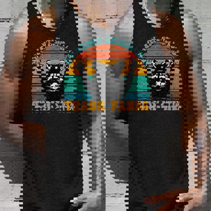 Trash Panda Spirit Animal Raccoon Unisex Tank Top Gifts for Him