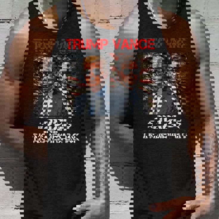 Trumpance 2024 Donald Trump JDAnce Take America Back Tank Top Geschenke für Ihn