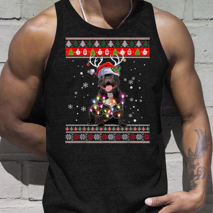 Ugly Christmas Jumper French Bulldog Dog Puppy Christmas Pajamas Tank Top Geschenke für Ihn