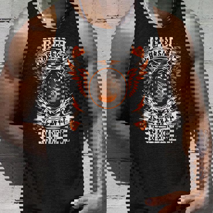 Never Underestimate The Power Of Scheffel Scheffel Name Tank Top Gifts for Him