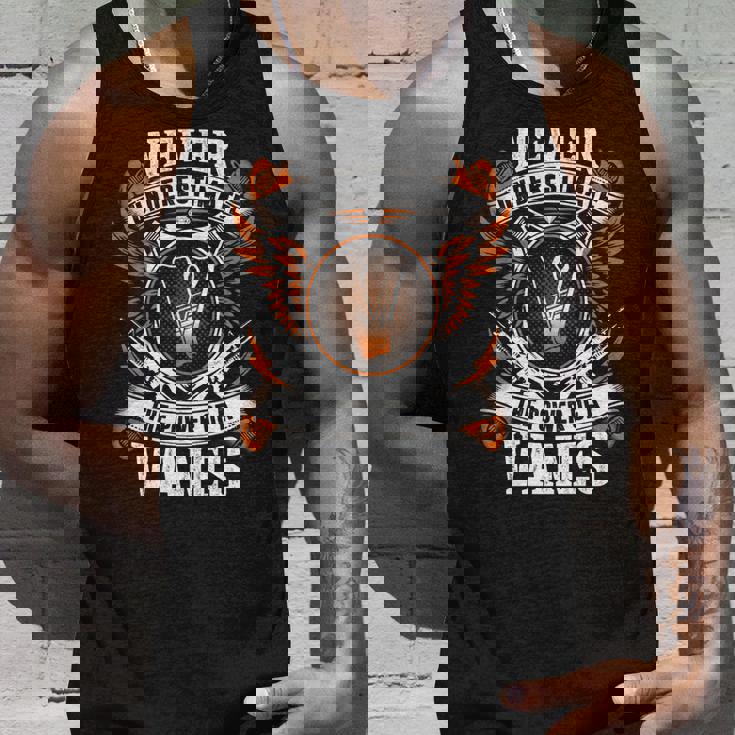 Never Underestimate The Power Of Vanes Vanes Name Tank Top Gifts for Him