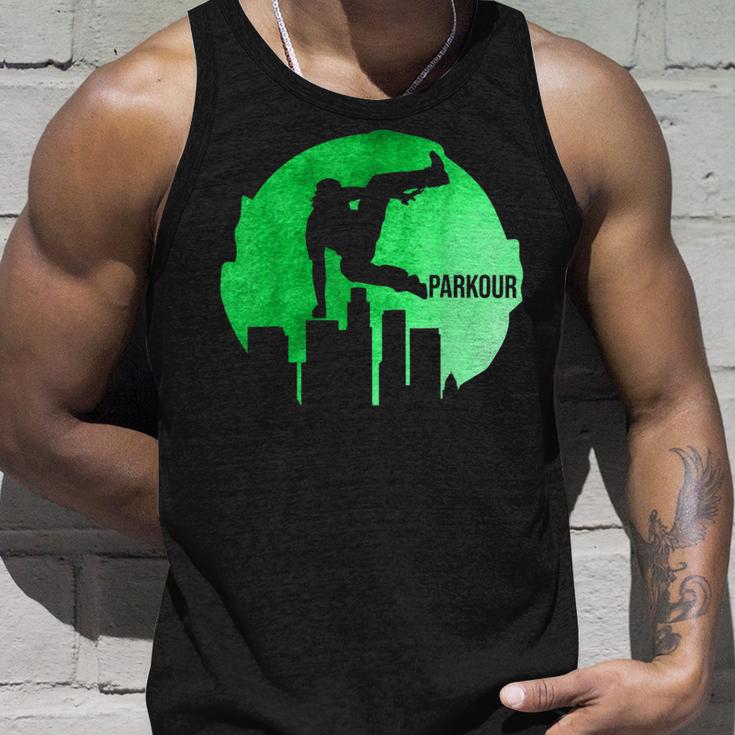 Urbanes Traceurs Parcour Pakour Free Running Motif Tank Top Geschenke für Ihn