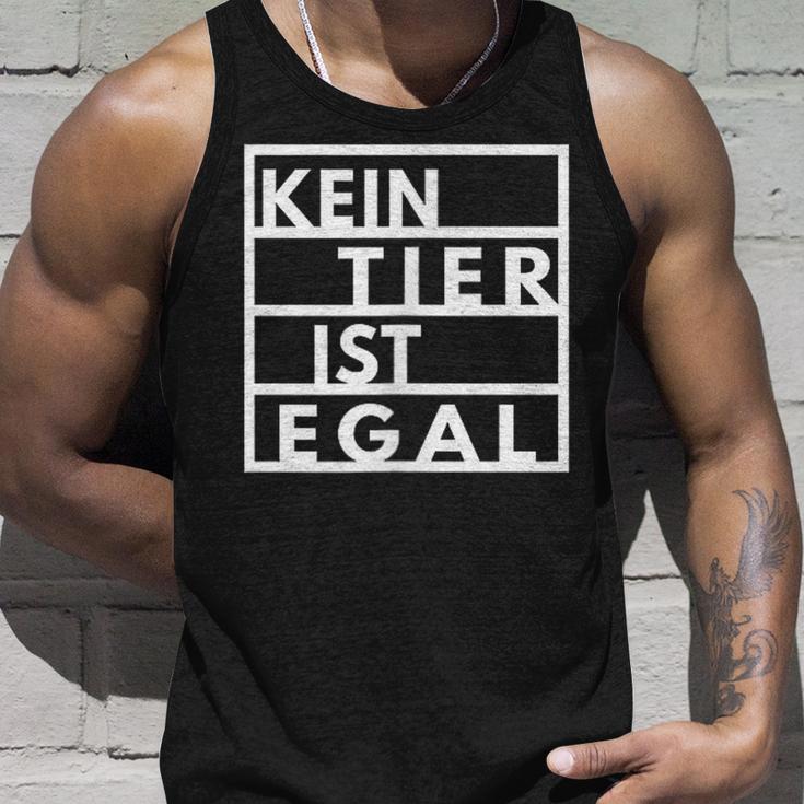 Vegetarianegan Goegan No Animal Is No Matter Animal Protection Tank Top Geschenke für Ihn