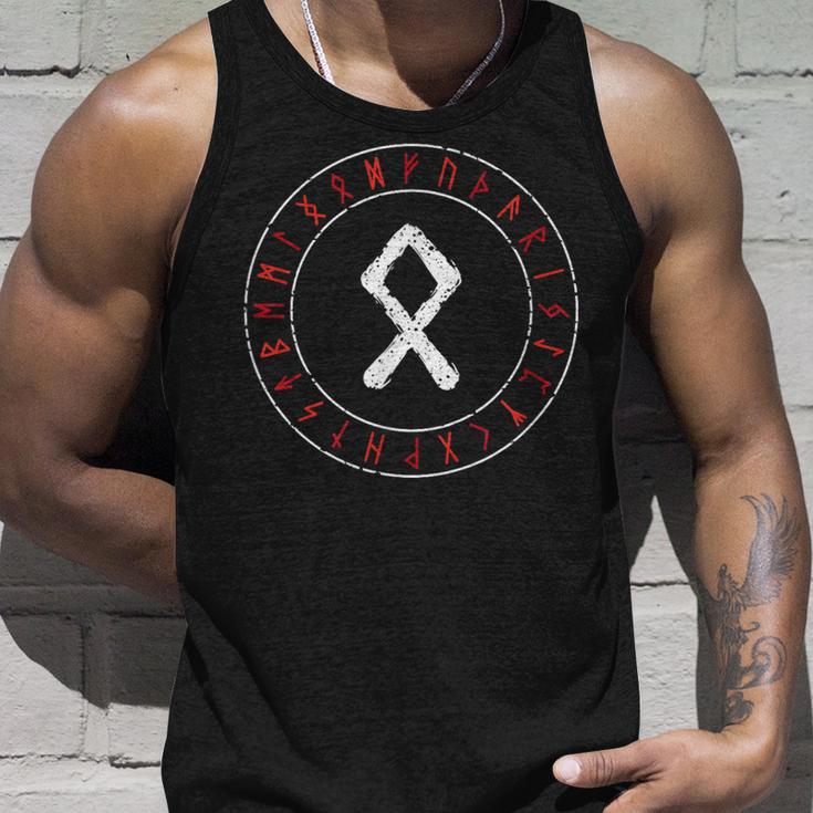 Viking Rune Othala Runic Circle Nordic Mythology Celtic Tank Top Geschenke für Ihn