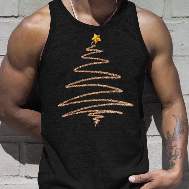 Vintage Christmas Tree Retro Merry Christmas Tank Top Geschenke für Ihn