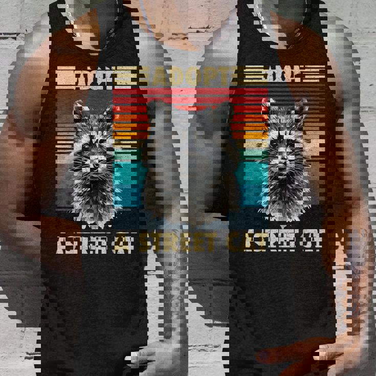 Vintage Raccoon Graphic Tank Top for All Ages | Retro Style Gifts for Him