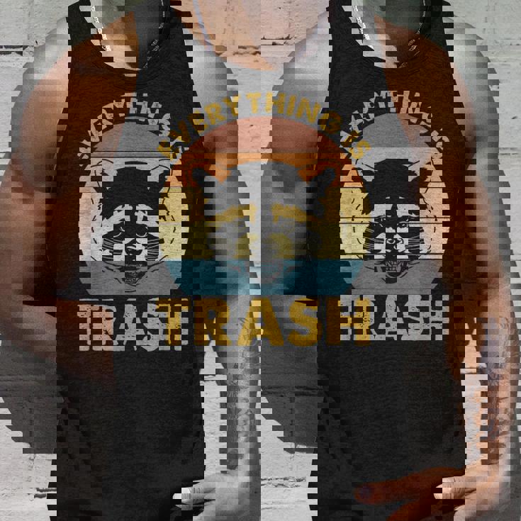 Vintage Raccoon Lovers Tank Top - Quirky Humor Appeal Gifts for Him