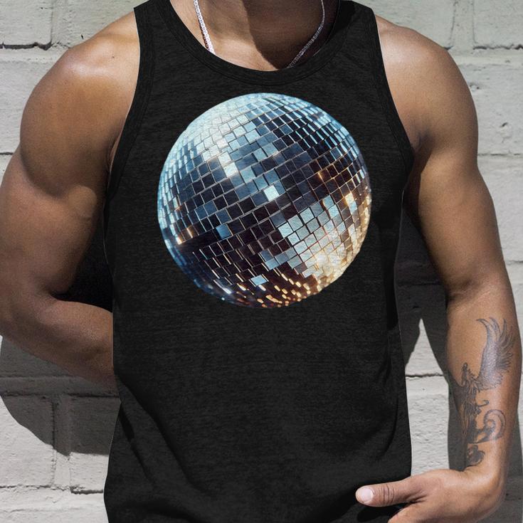 Vintage Retro Disco Ball Retro 1980S Dj Mirror Ball Tank Top Geschenke für Ihn