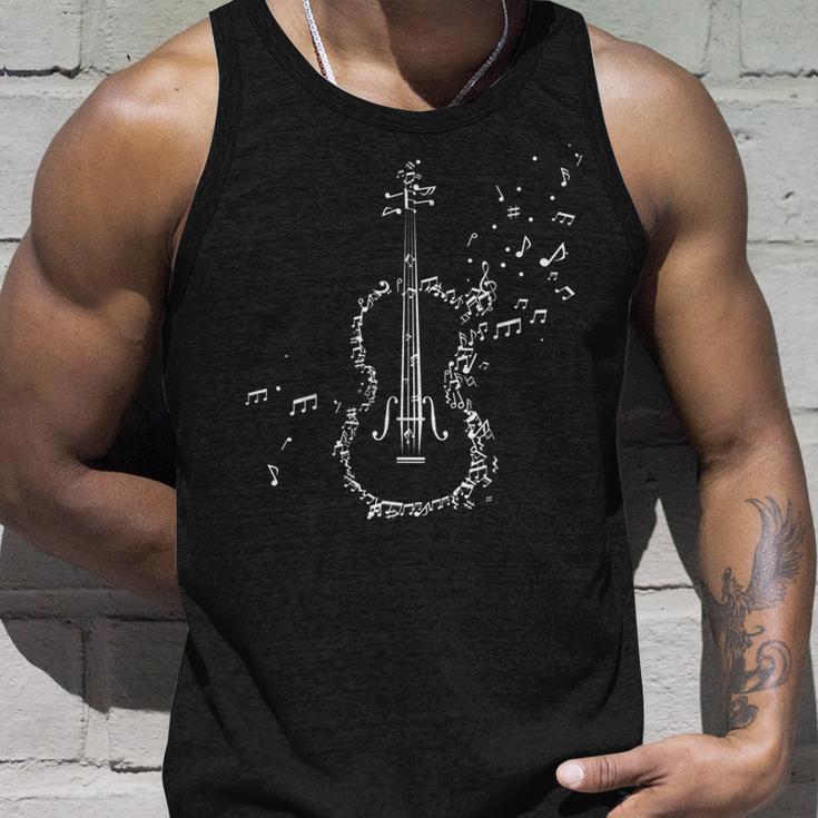 Violin &Iolin Music Notes Musician Tank Top Geschenke für Ihn