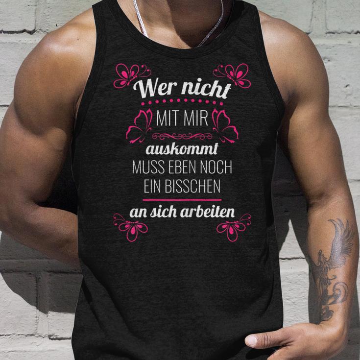 Wer Nicht Mit Mir Auskommen Tank Top Geschenke für Ihn