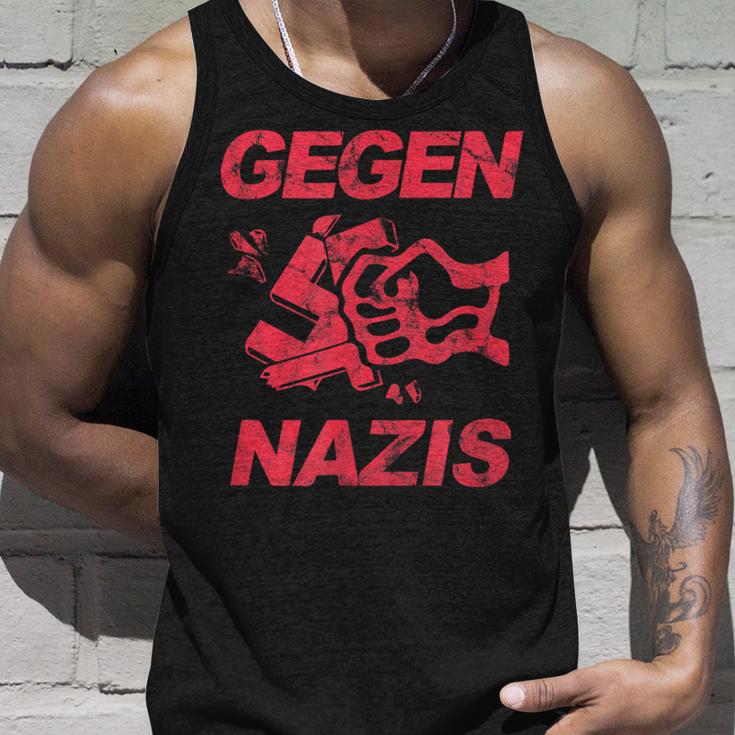 Zeichen Setzen Gegen Rechts Gegen Nazisintage Tank Top Geschenke für Ihn