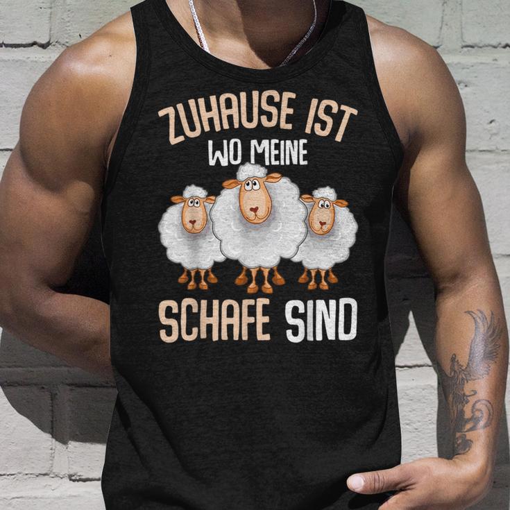 Zuhause Ist Wo Meine Sheep Home Is Where My Sheep Tank Top Geschenke für Ihn