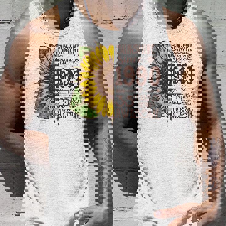 1990 Sunflower Sunshine 2025 Tank Top Gifts for Him