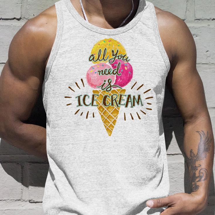 Alles Was Sie Brauchen Ist Eis Everything You Need Is Eis Tank Top Geschenke für Ihn