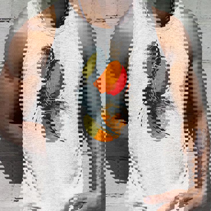 Arte Pintura Geométrica Dibujo Abstracto Arte Camiseta sin mangas Regalos para él