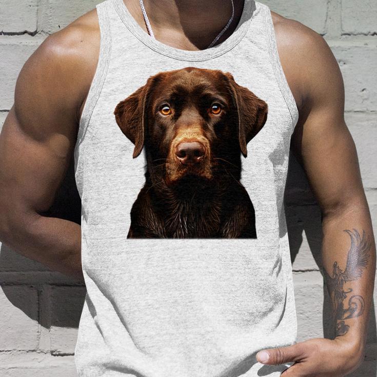 Brauner Labrador I Labrador Gesicht Tank Top Geschenke für Ihn