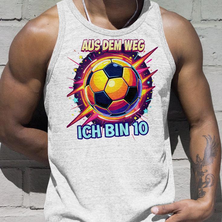 Children's Aus Dem Weg Ich Bin 10 Fußballer Fußballer Birthday Boy Tank Top Geschenke für Ihn