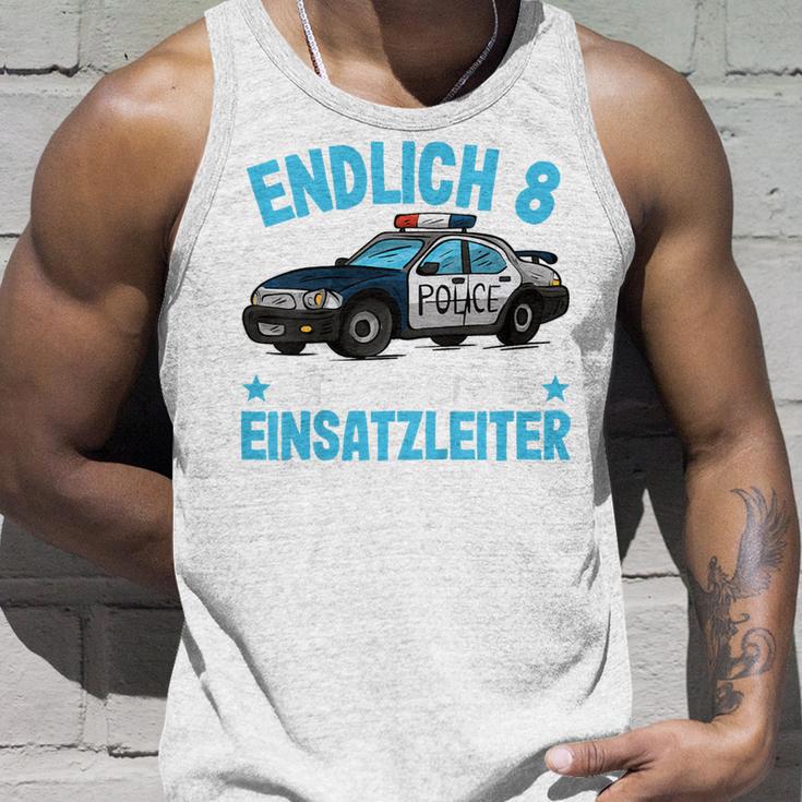 Children's Police 8 Years Boys Police 8Th Birthday Tank Top Geschenke für Ihn