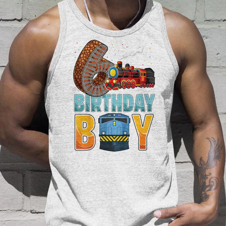 Children's Railway 6Th Birthday Train Boys 6 Years Old B-Day Tank Top Geschenke für Ihn