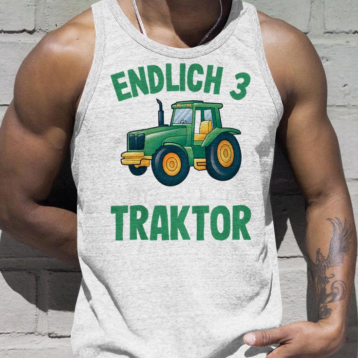 Children's Tractor Boys 3 Years 3Rd Birthday Boys Tractor Tank Top Geschenke für Ihn