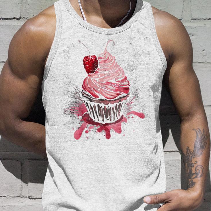 Cupcake-Weinlese Tank Top Geschenke für Ihn