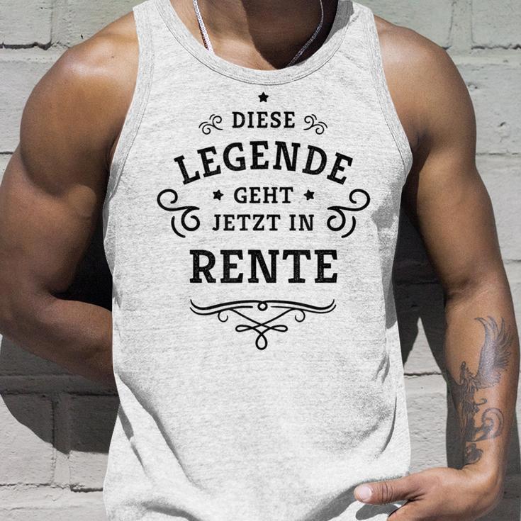 Dese Legende Geht Jetzt In Rente This Legend Goes Now In Tank Top Geschenke für Ihn