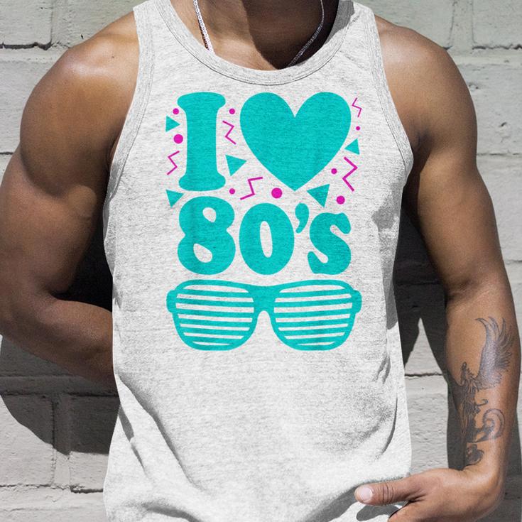 Disfraz De Fiesta Retro De Los Años 80 I Love The 80 Camiseta sin mangas Regalos para él