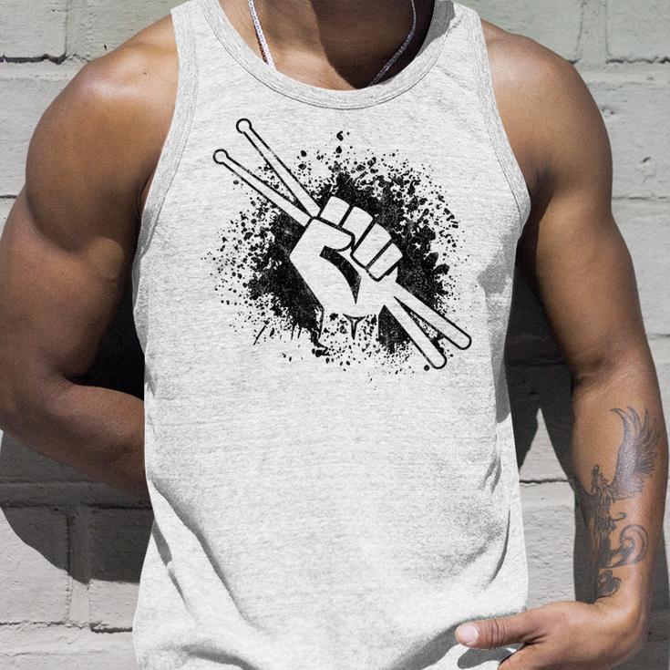 Drummer Musician Drumsticks Drummers Tank Top Geschenke für Ihn