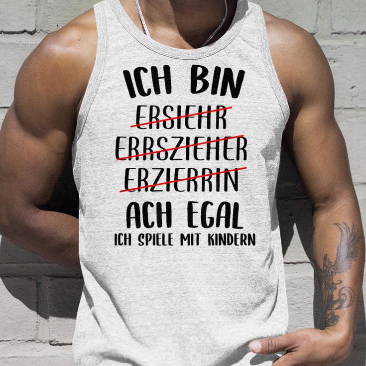 Educator With Slogan Tank Top Geschenke für Ihn