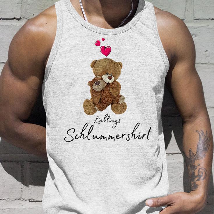 Favourite Teddy Bear Sleep With Heart Pyjamas Teddy Tank Top Geschenke für Ihn