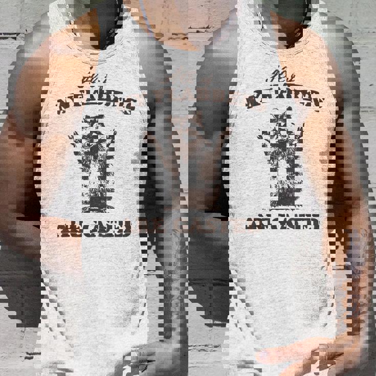 All Of My Flabbers Are Gasted Raccoon Tank Top Gifts for Him