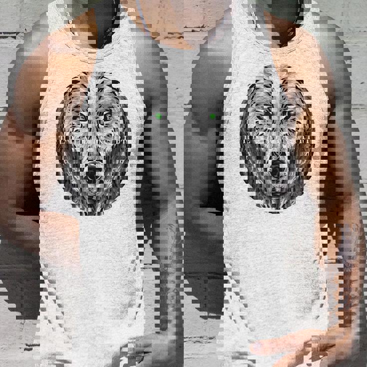 The Guardian Spirit Wolf & Dog Lover Aquarelle Tank Top Gifts for Him
