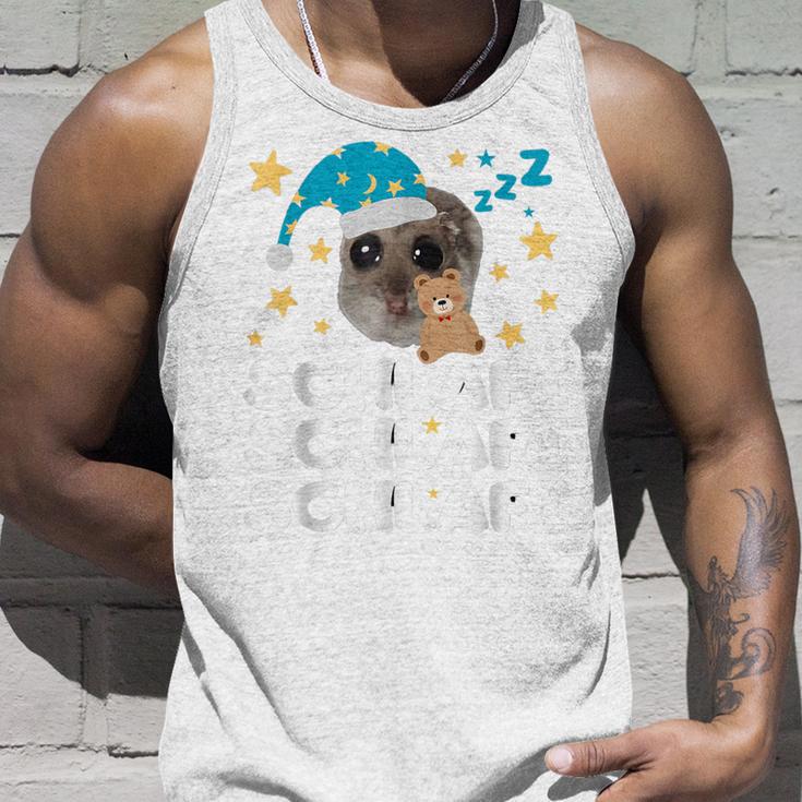 Hamsti Schlafi Schlafi Sad Hamster Schlafi Schlafi Blue Tank Top Geschenke für Ihn