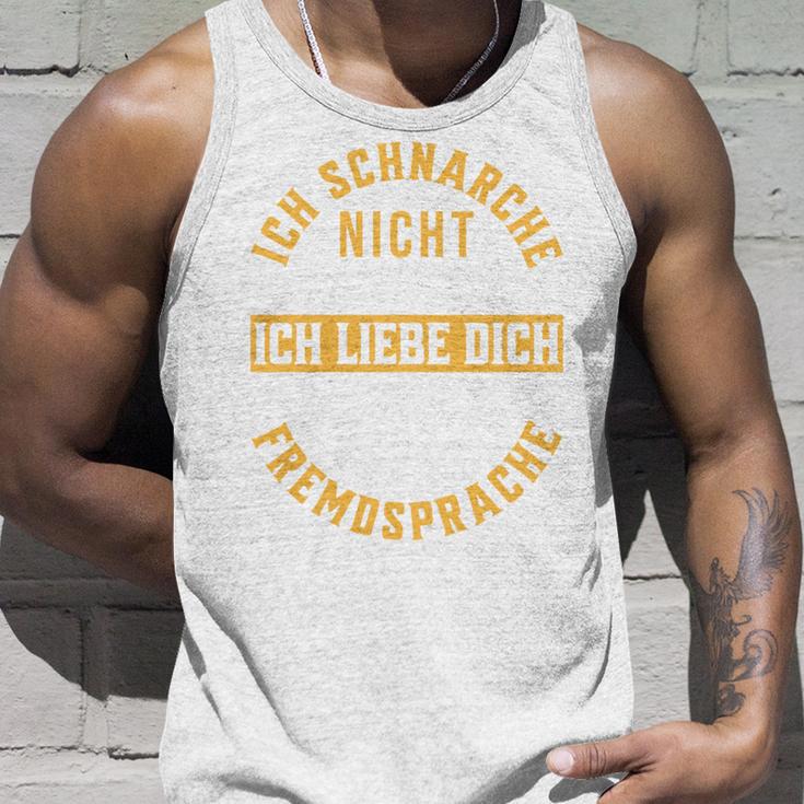 Ich Schnarche Nicht Schnarcher Lustiger Spruch Schnarchen Tank Top Geschenke für Ihn