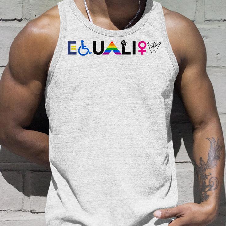 Igualdad Igualdad De Derechos Lgbtq Aliado Unity Pride Camiseta sin mangas Regalos para él