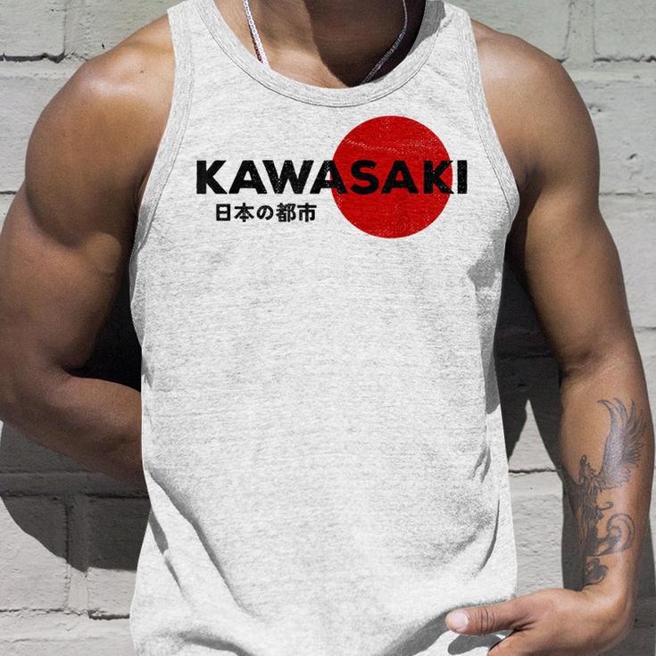 Kawasaki City 80S Retro 90S Japanese Aesthetic Kawasaki Tank Top Geschenke für Ihn