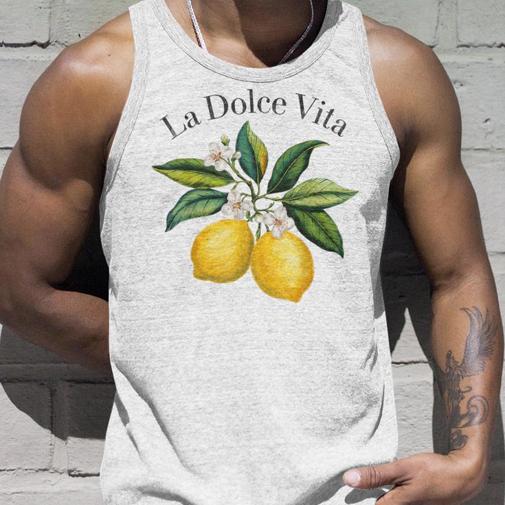 La Dolceita Lemon Italian Summer Limoncello Amalfi Coast Tank Top Geschenke für Ihn