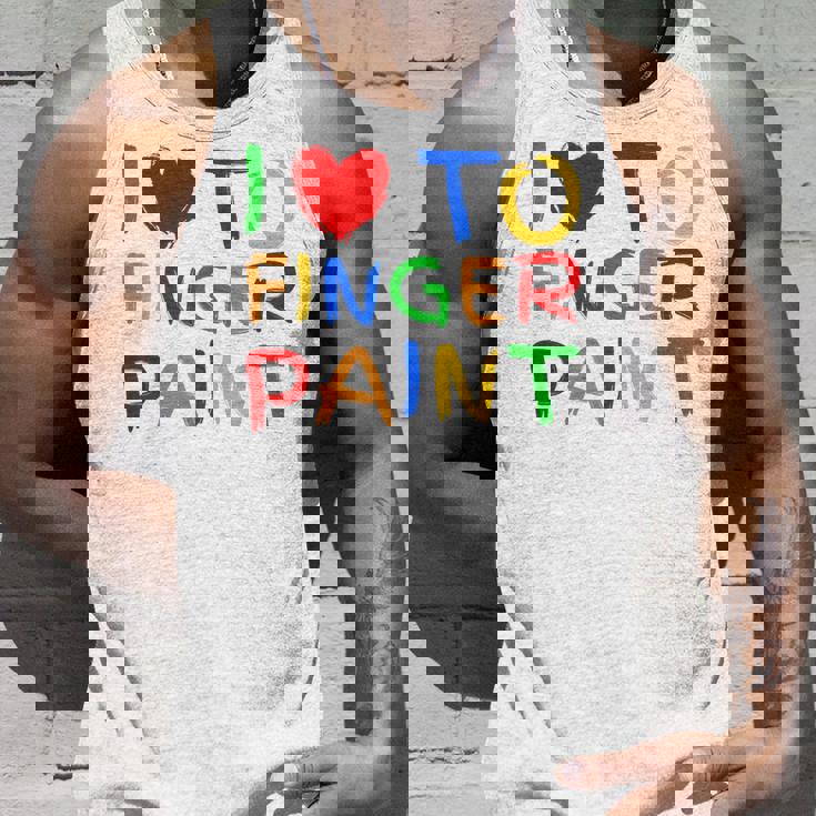 I Love To Finger Paint I Heart To Finger Paint I'm Paint Camiseta sin mangas Regalos para él